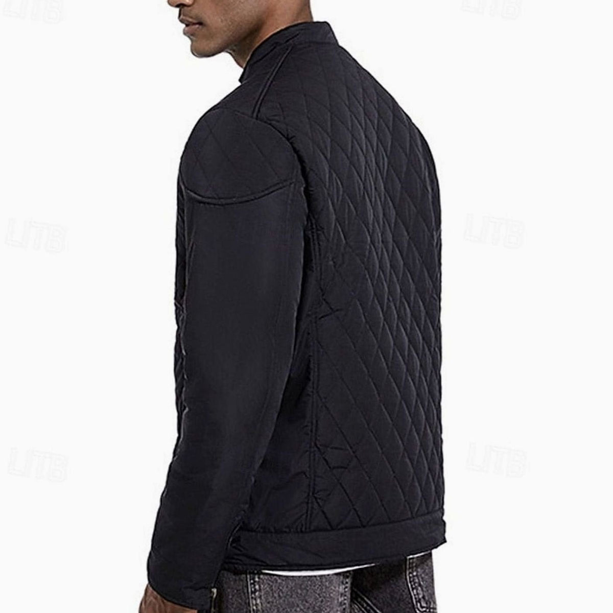 Alexander | Men's Diamond-Quilted Stand-Collar Full-Zip Jacket