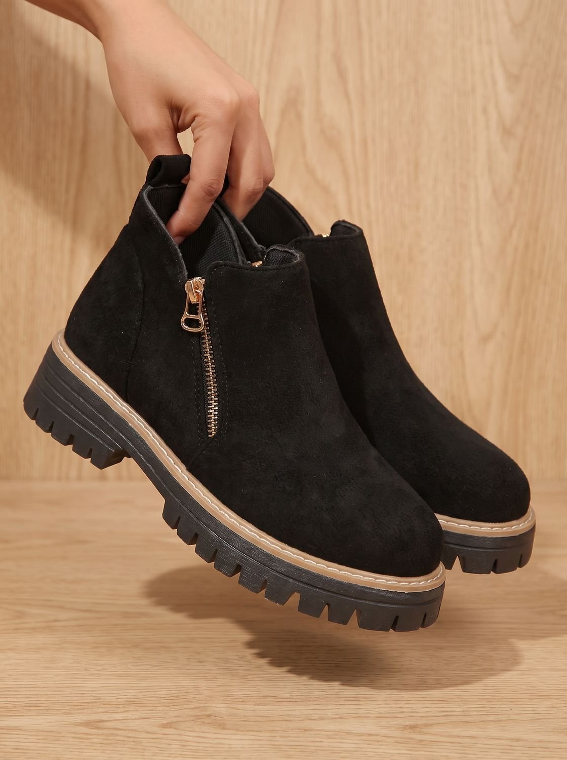 Amelia | Women's Orthopedic Ankle Boots Side-Zip Leopard Print Booties
