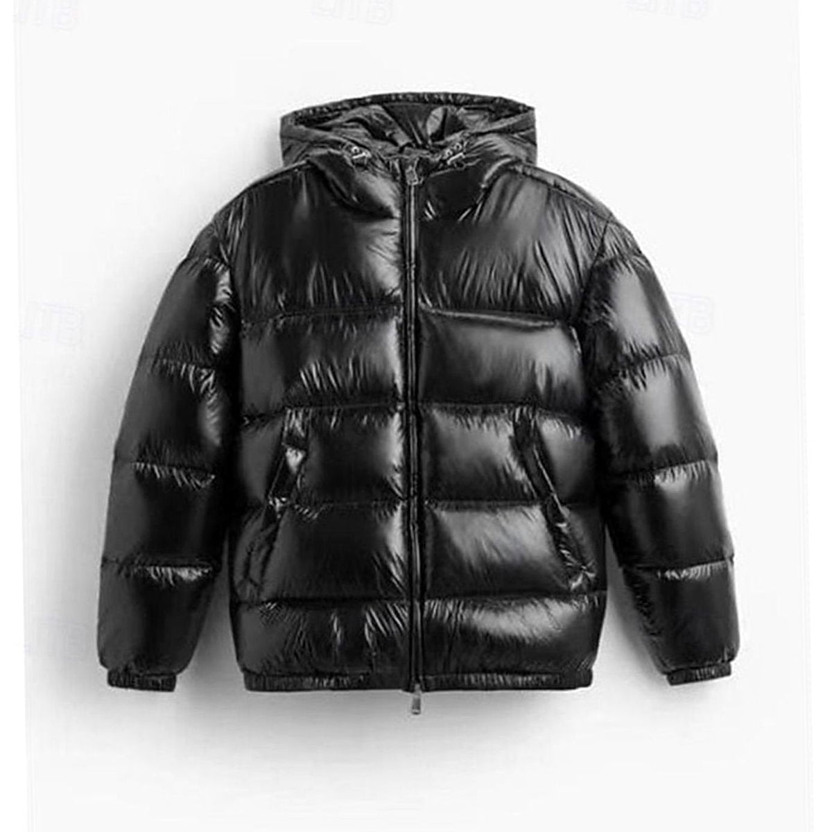 Caleb | Men's Quilted Hooded Coated Puffer Jacket