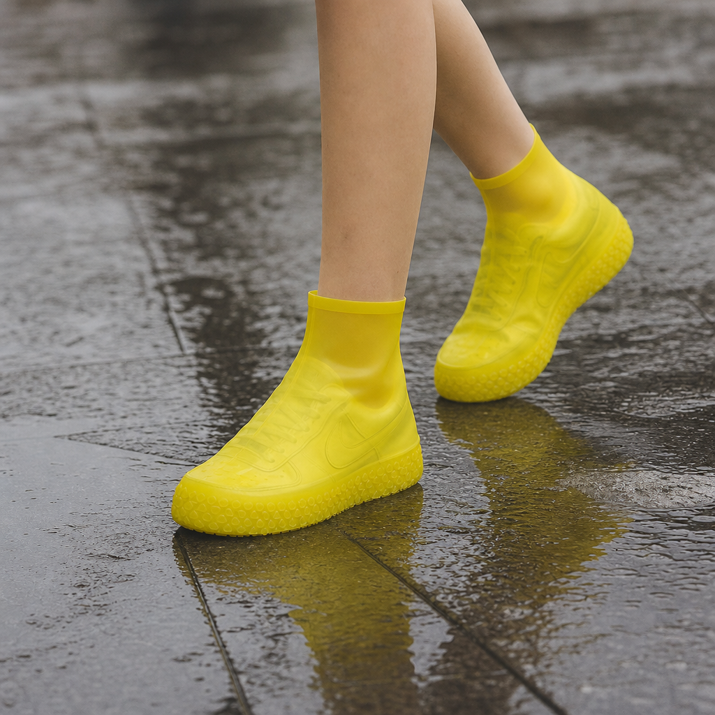 Celine | Women's Rain Boots with Tread and Collar