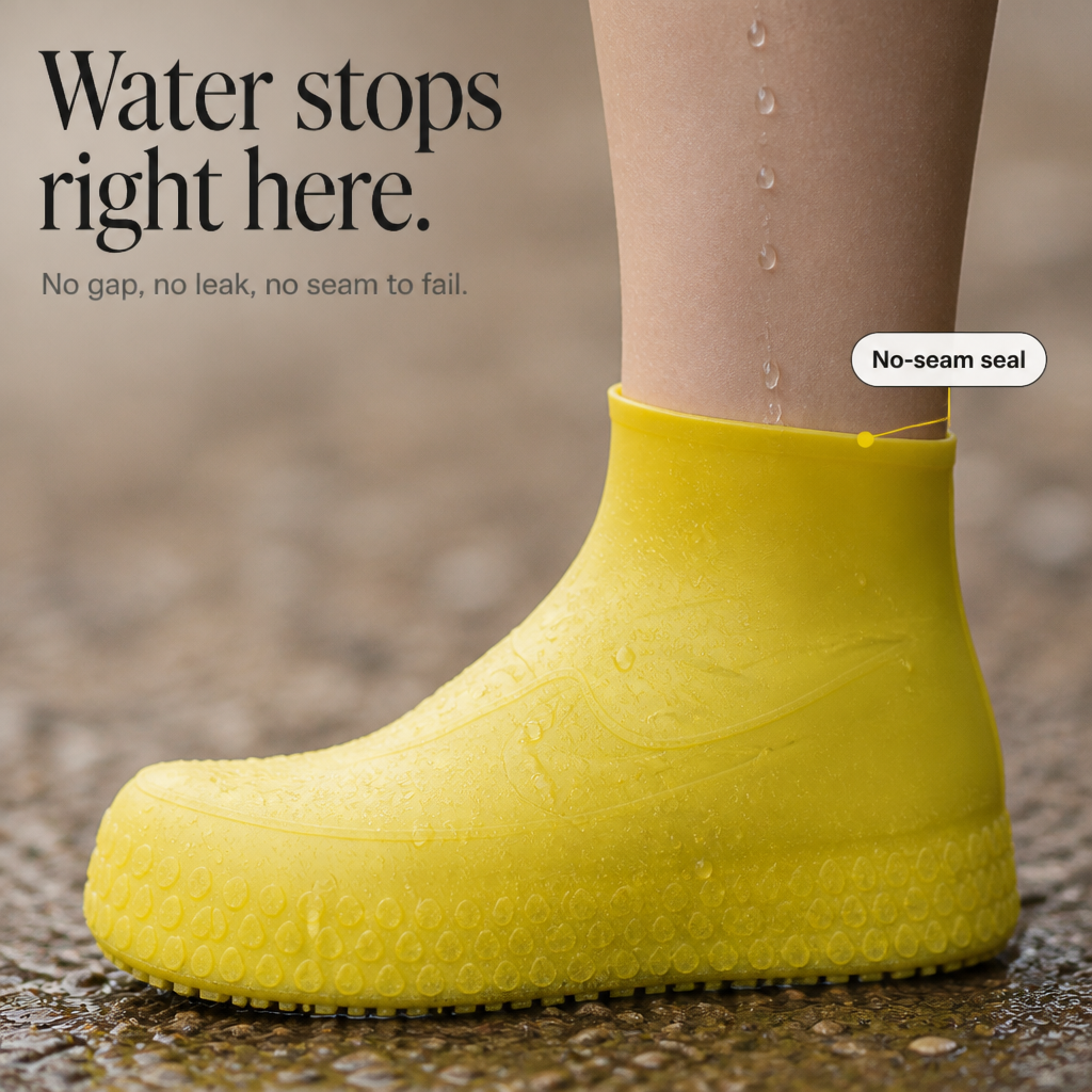 Celine | Women's Rain Boots with Tread and Collar