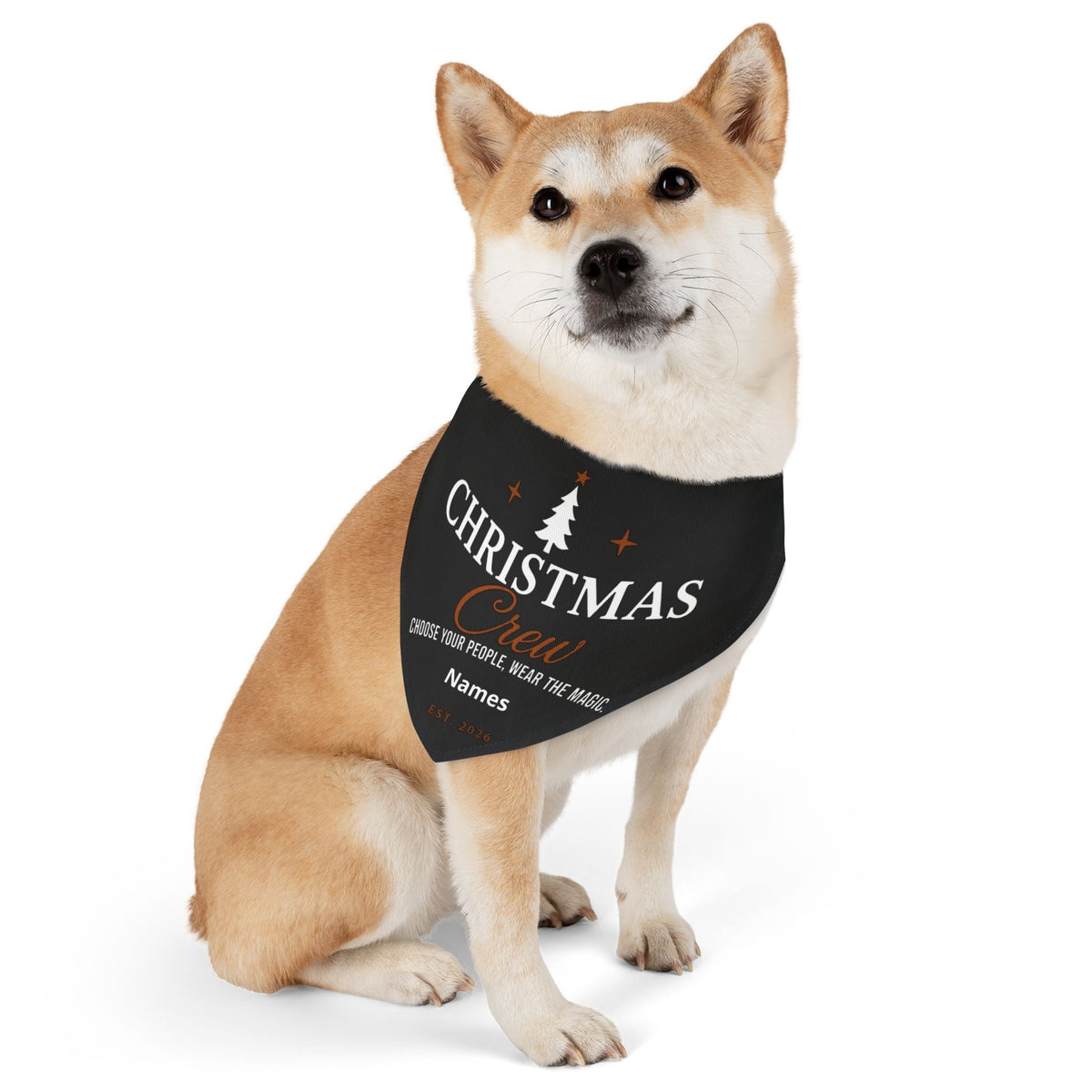 Christmas Crew Pet Bandana Collar