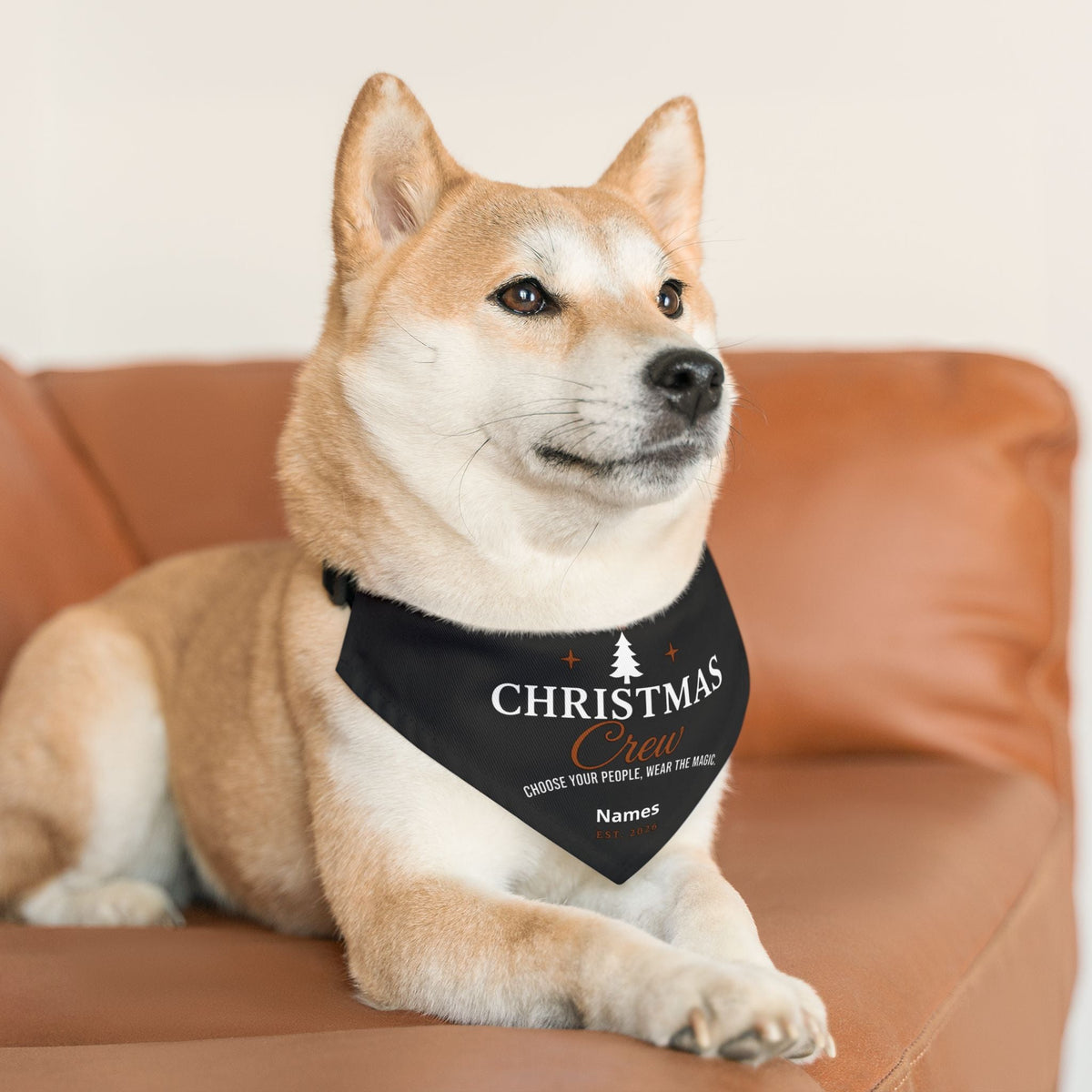 Christmas Crew Pet Bandana Collar
