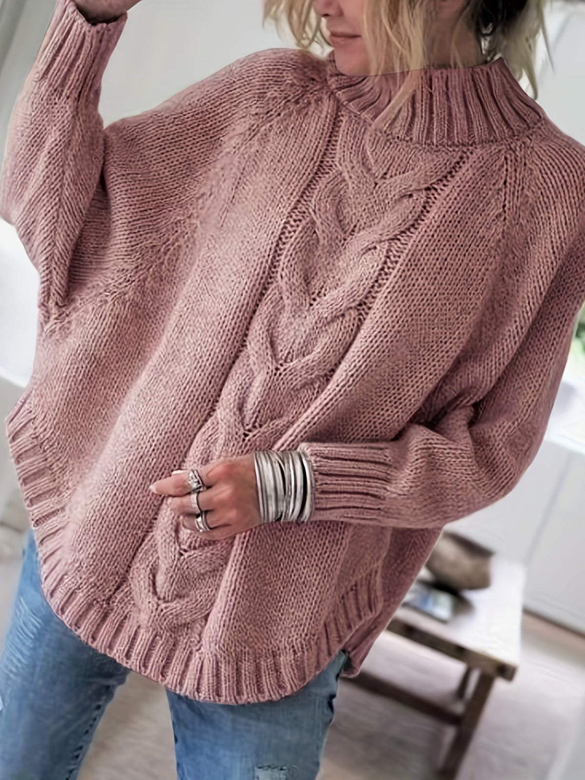 Colette | Women's Oversized Cable-Knit Sweater