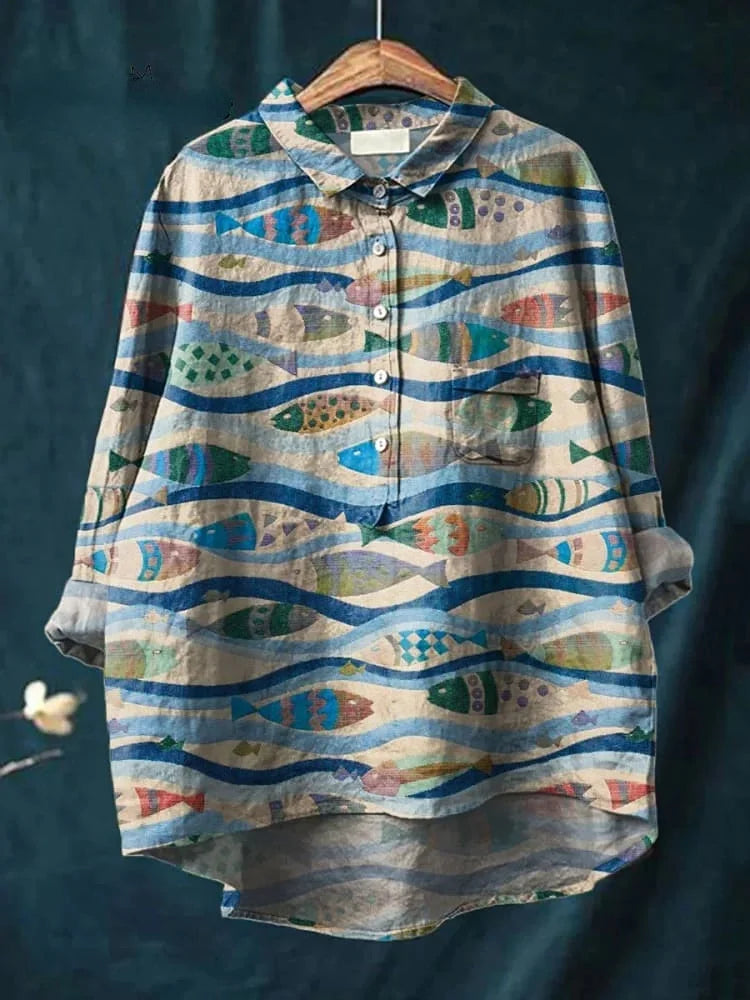 Darcy Fish Art Shirt for Men