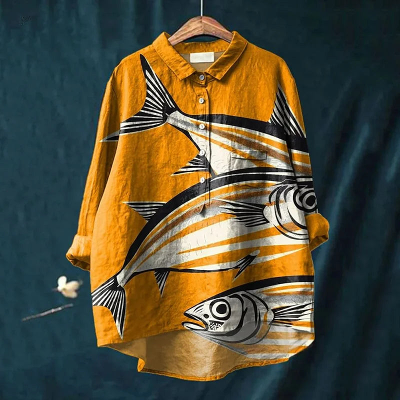Darcy Fish Art Shirt for Men