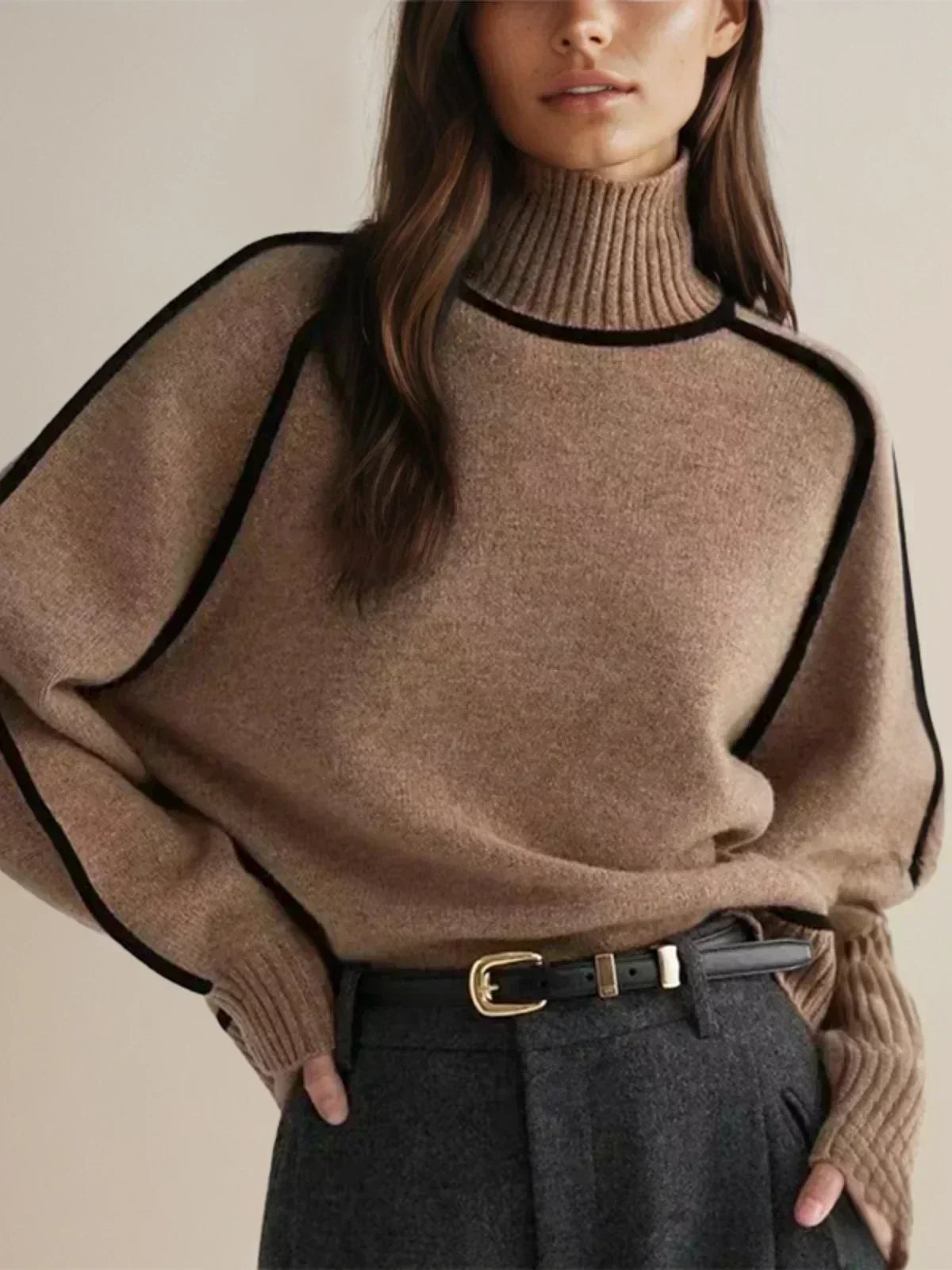 Darla Women's Elegant Turtleneck Sweater