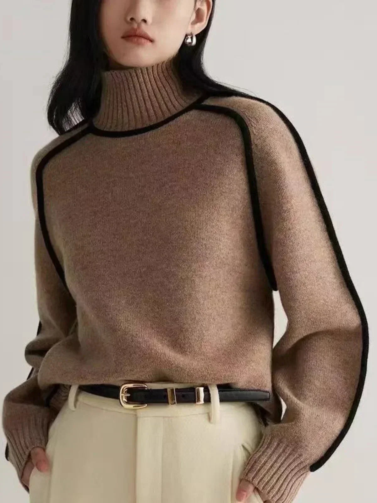 Darla Women's Elegant Turtleneck Sweater