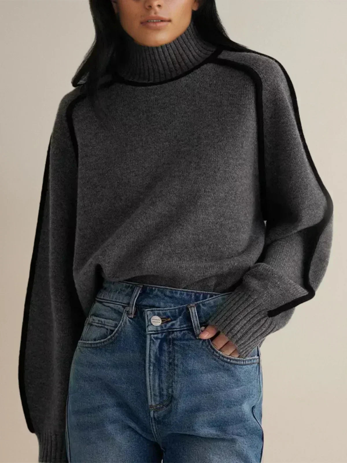 Darla Women's Elegant Turtleneck Sweater