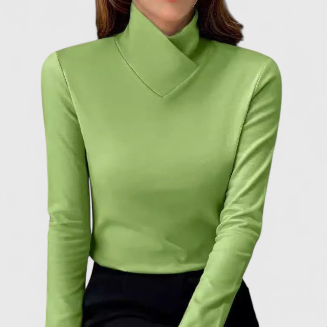 Elegant Turtleneck Fit Top for Women