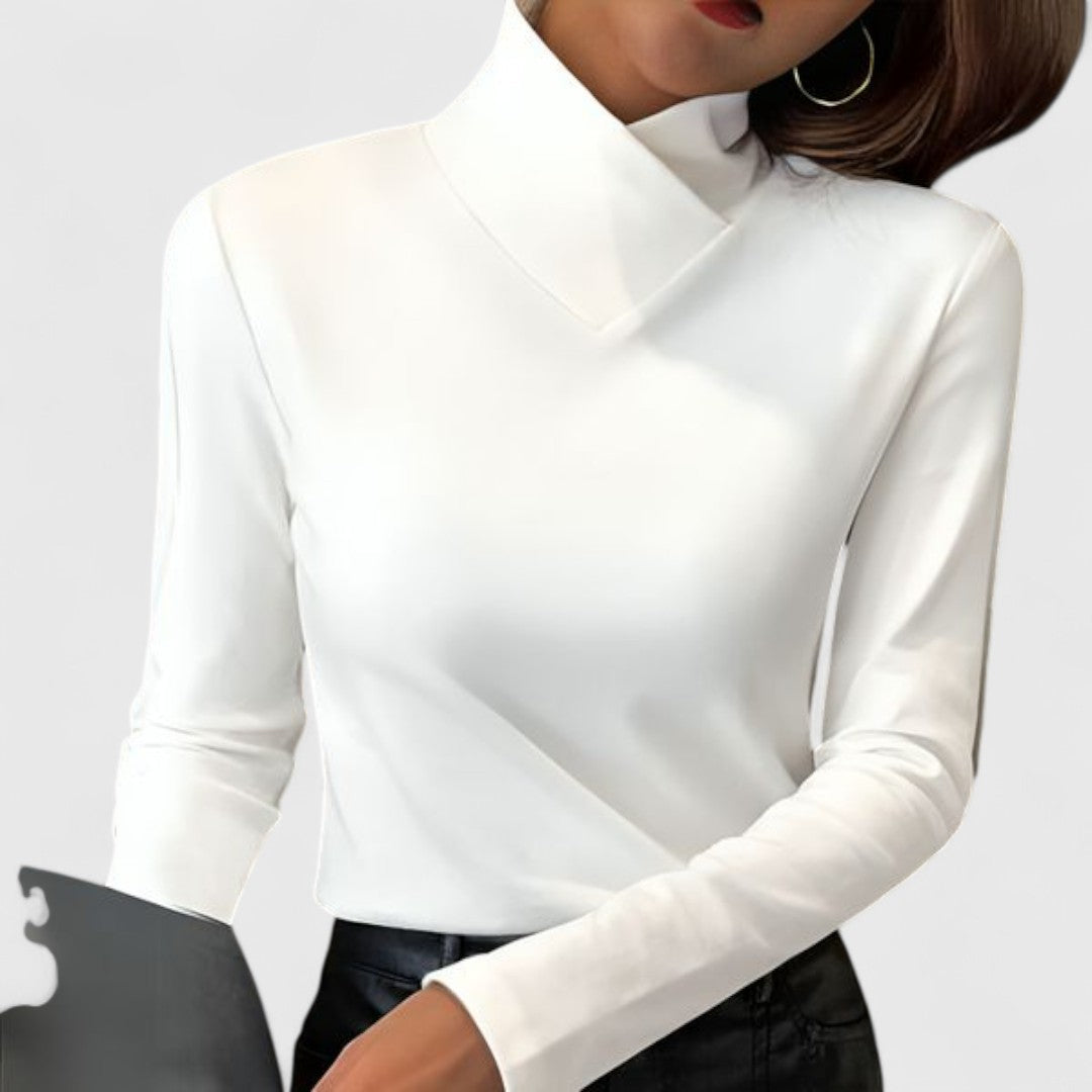Elegant Turtleneck Fit Top for Women