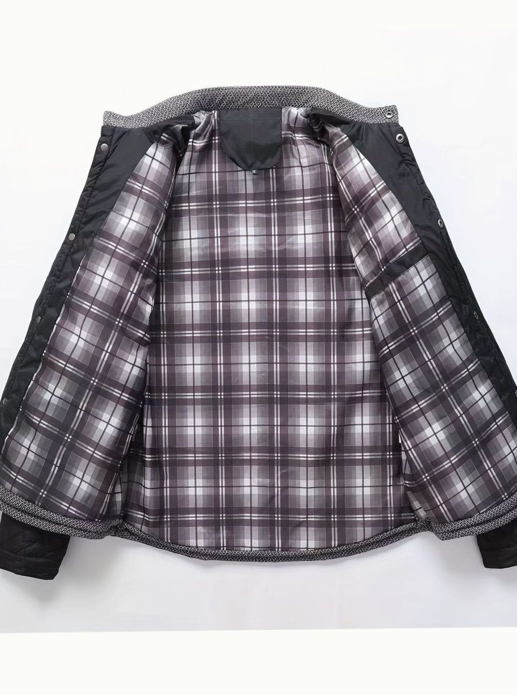 Elijah | Men's Quilted Stand-Collar Snap-Front Insulated Jacket