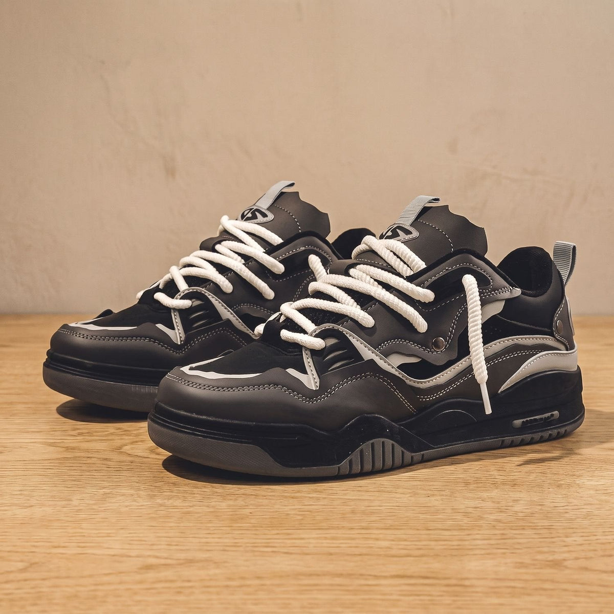 Ethan | Men's Chunky Low-Top Lace-Up Casual Sneakers