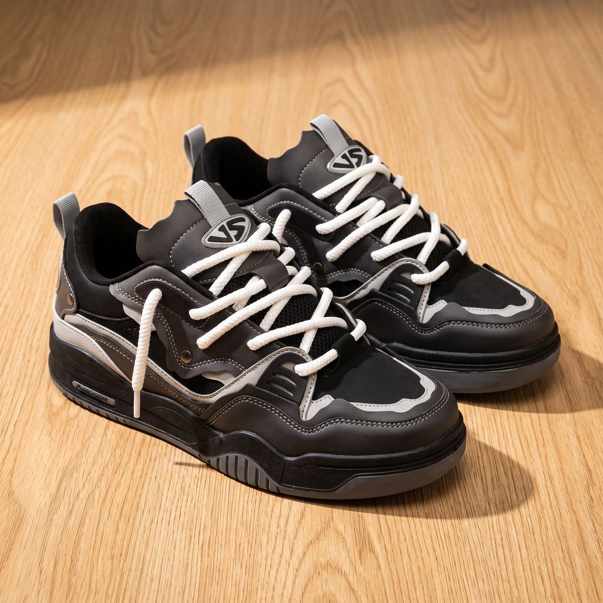 Ethan | Men's Chunky Low-Top Lace-Up Casual Sneakers