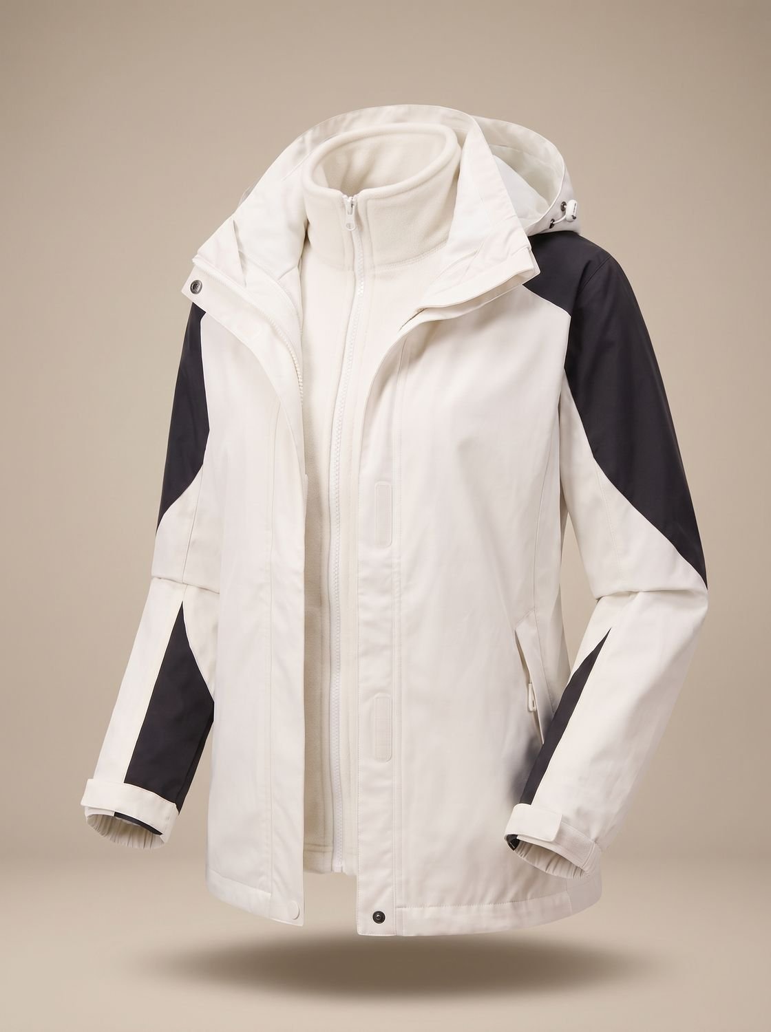 Evelyn | Women's 2-in-1 Hooded Softshell Fleece Outdoor Jacket