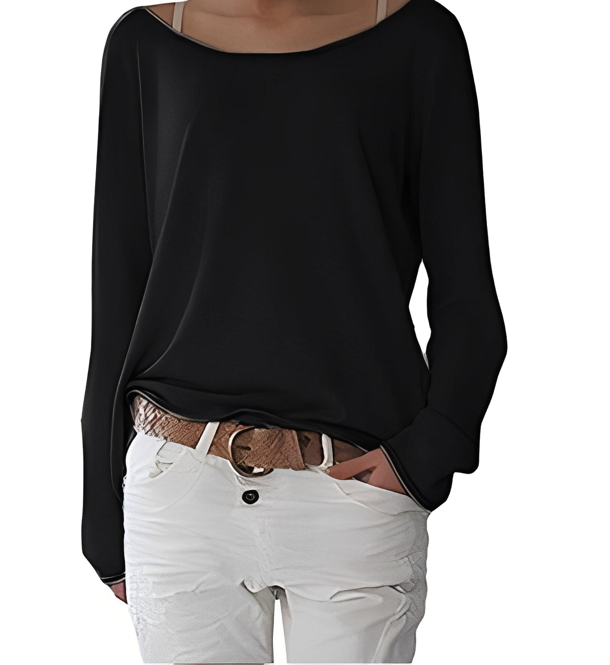 Georgia | Women's Off-Shoulder Oversized Sweater