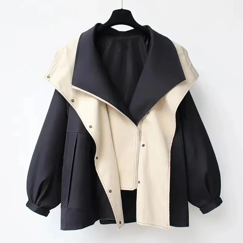 Harlow | Women's Oversized Hooded Zip-Up Jacket