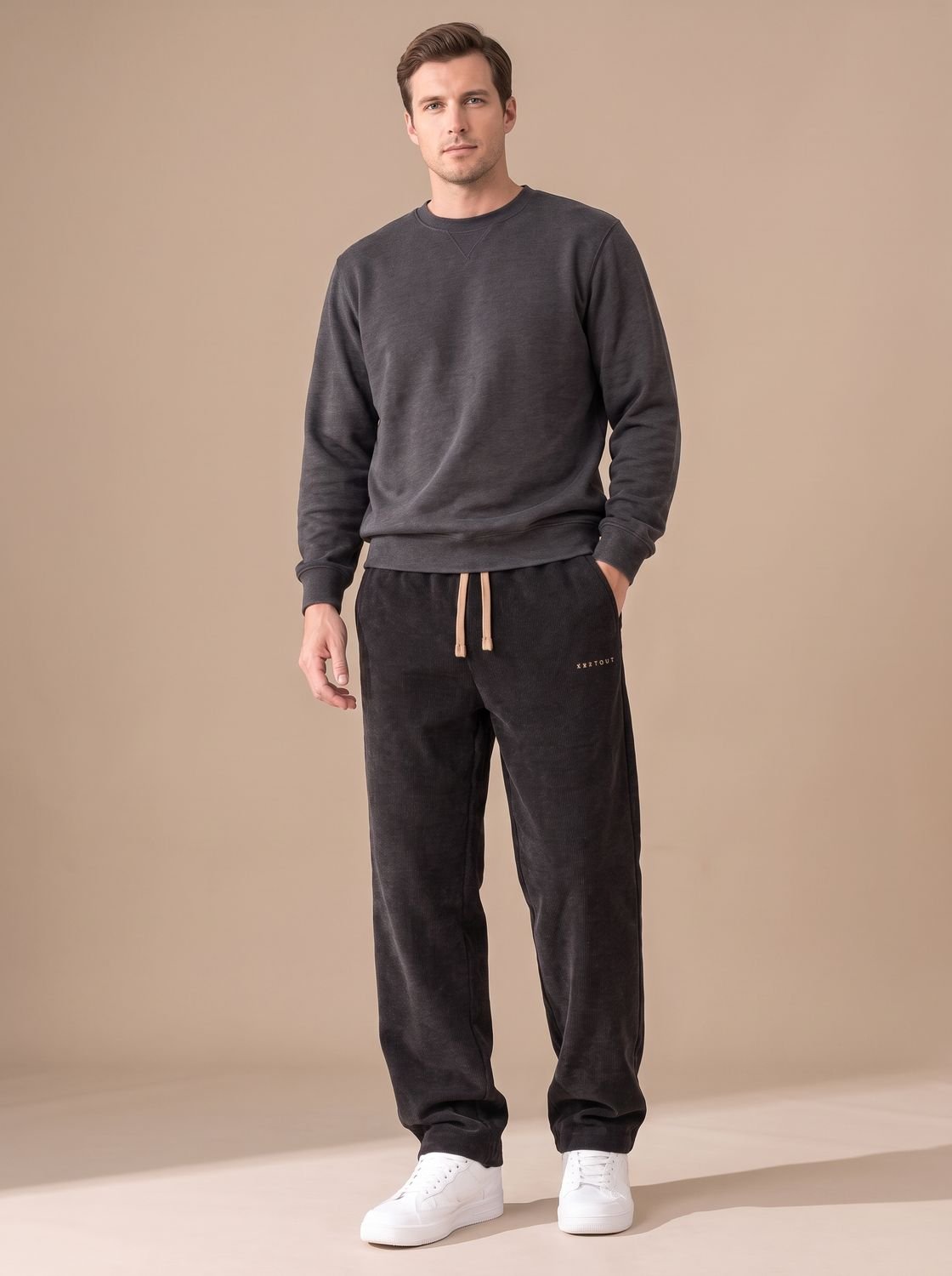 Henry | Men's Relaxed Straight-Leg Corduroy Drawstring Pants