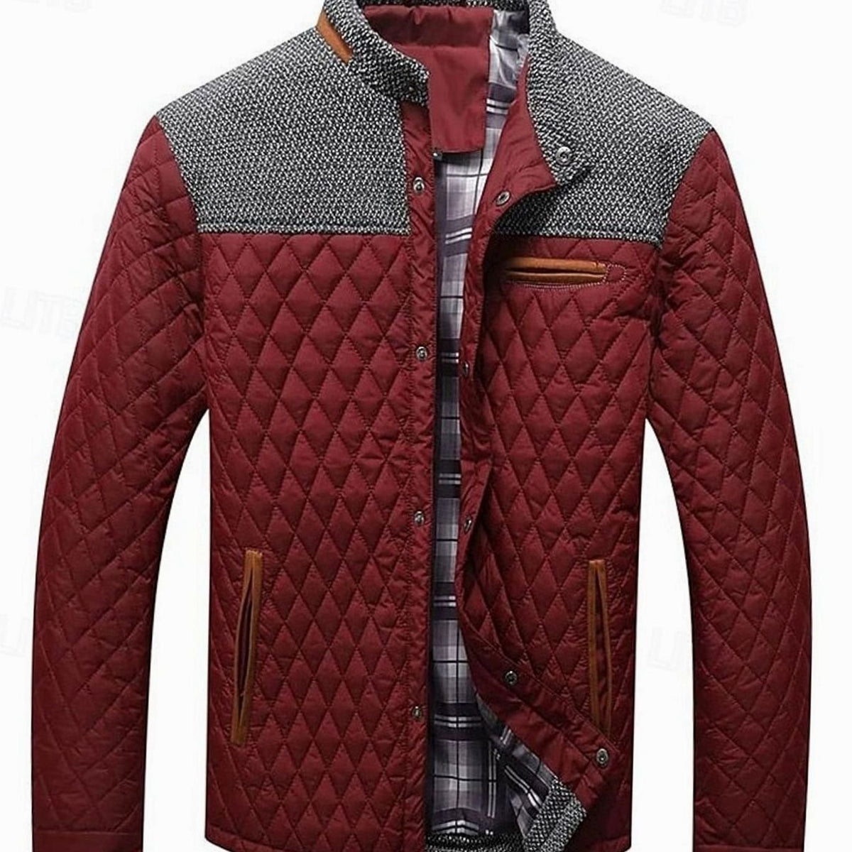 Jackson | Men's Quilted Stand-Collar Button-Front Jacket