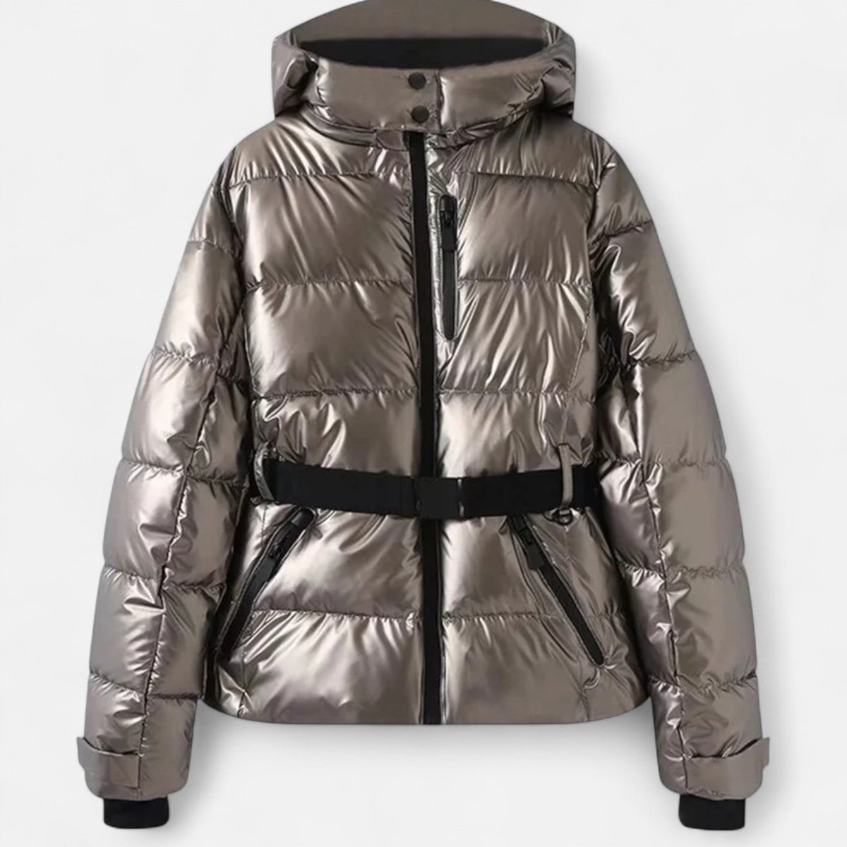 Josephine | Women's Belted Hooded Fitted Ski Jacket