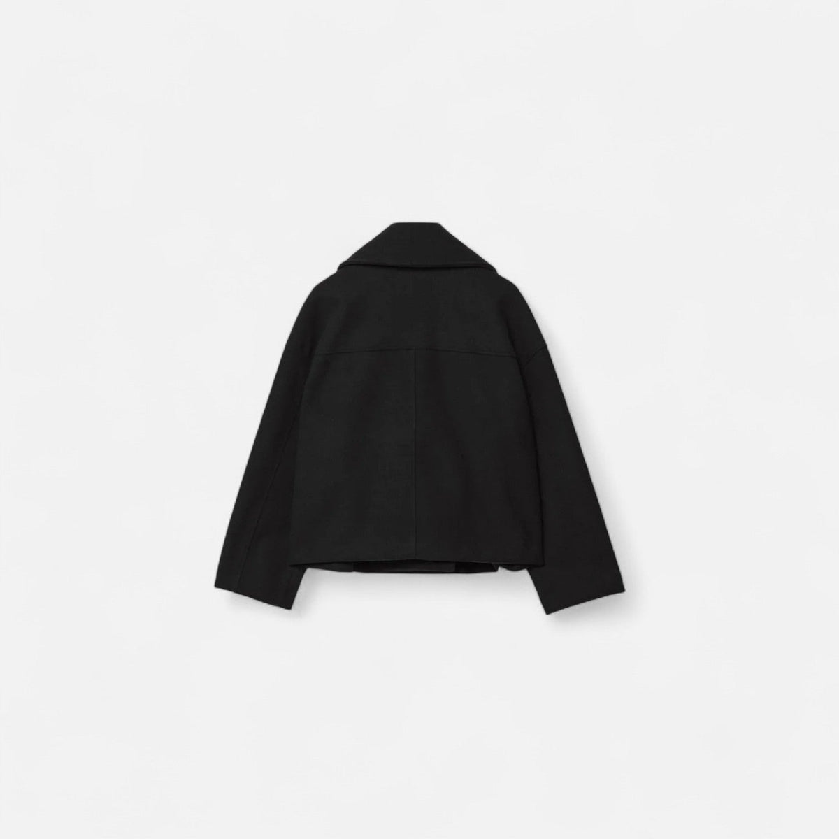 Josephine | Women's Cropped Double-Breasted Wool Peacoat