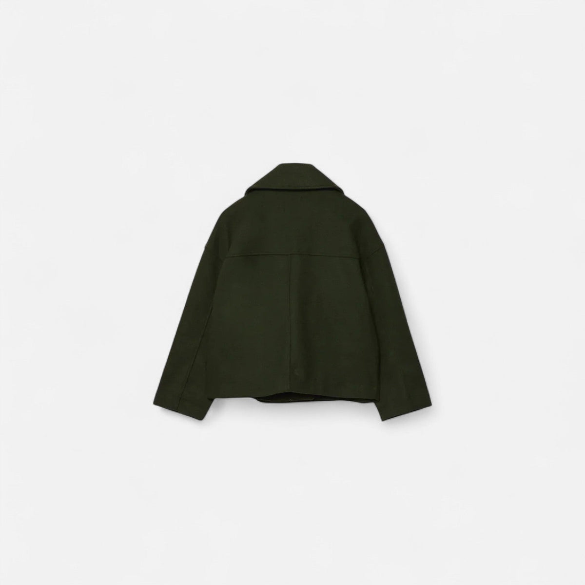 Josephine | Women's Cropped Double-Breasted Wool Peacoat