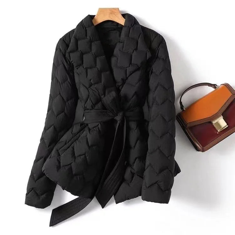 Marguerite | Women's Quilted Belted Puffer Jacket