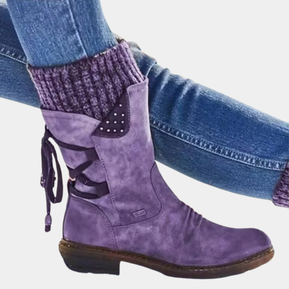 Marisol | Women's Lace-Up Mid-Calf Winter Boots