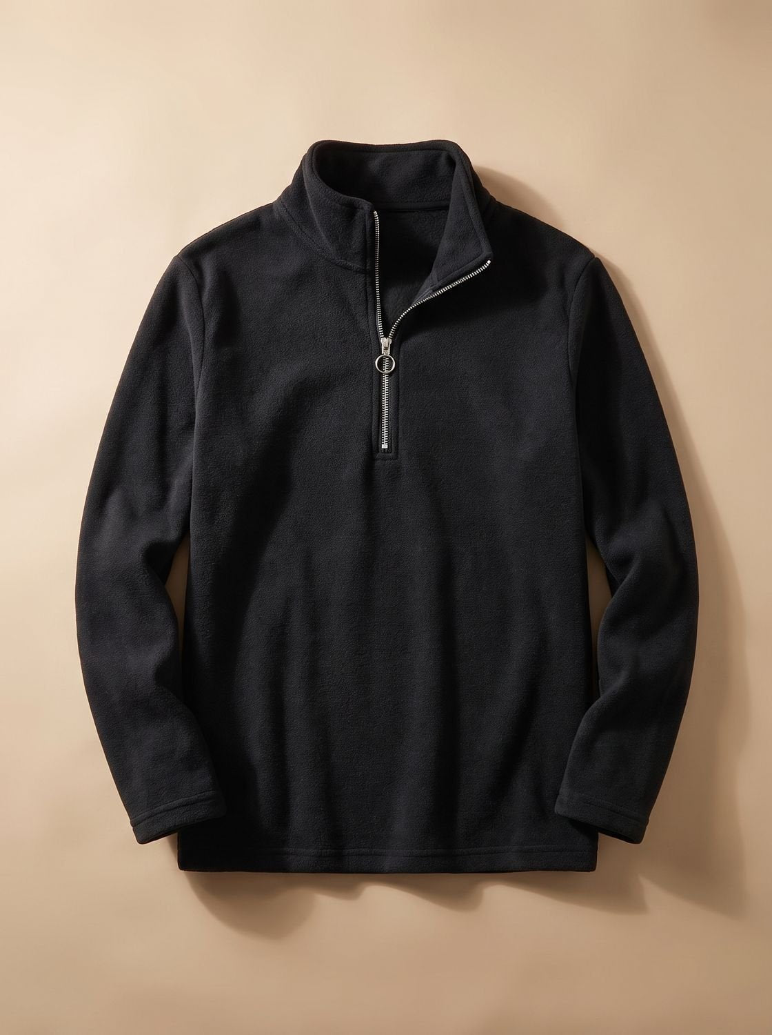 Mason | Men's Quarter-Zip Fine Knit Pullover Sweater Stand Collar Regular Fit