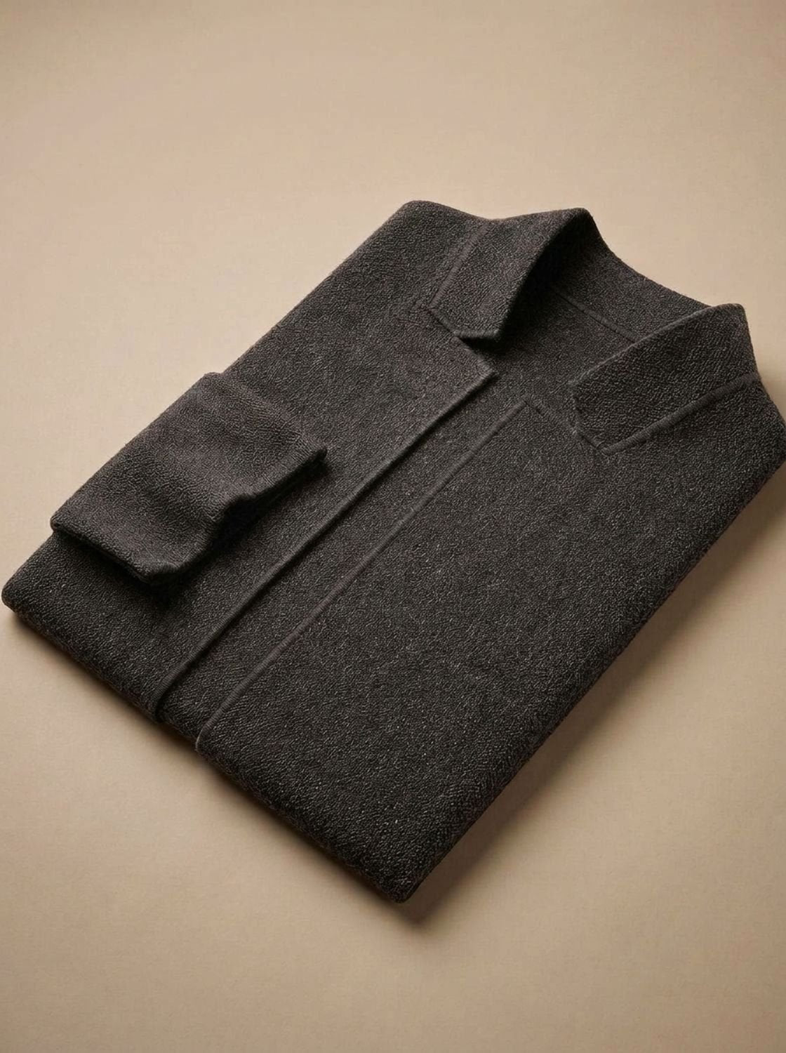 Nathan | Men's Slim-Fit Button-Front Knit Cardigan Blazer