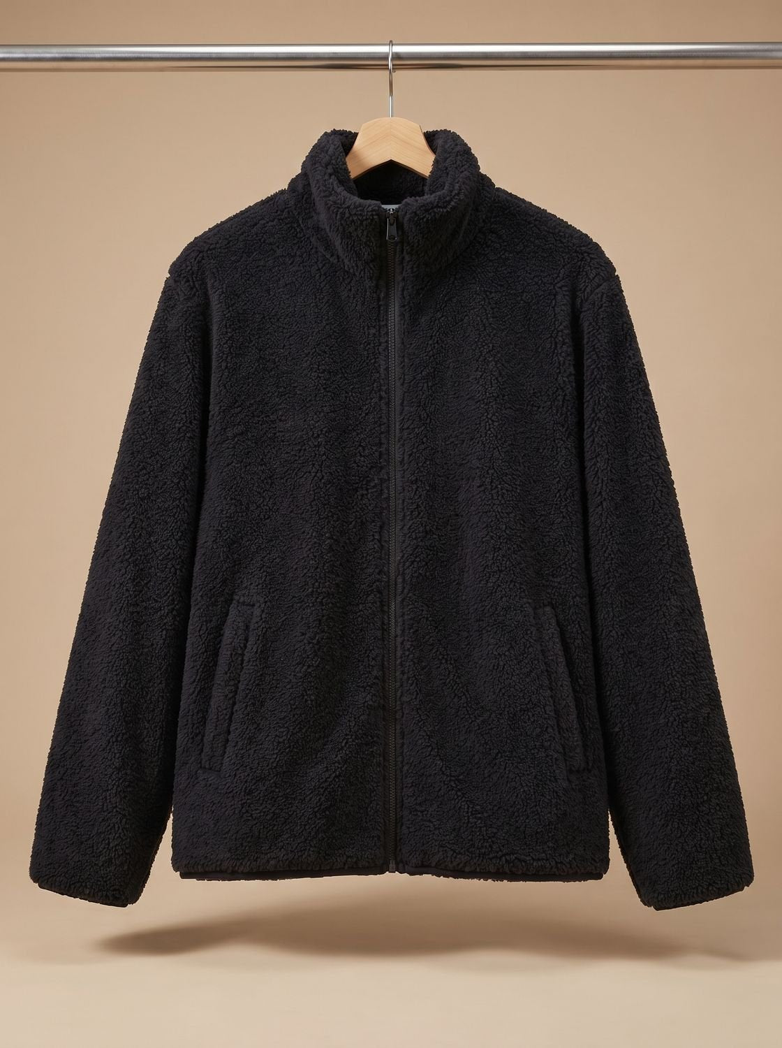 Olivia | Women's Plush Full-Zip Fleece Jacket Stand Collar