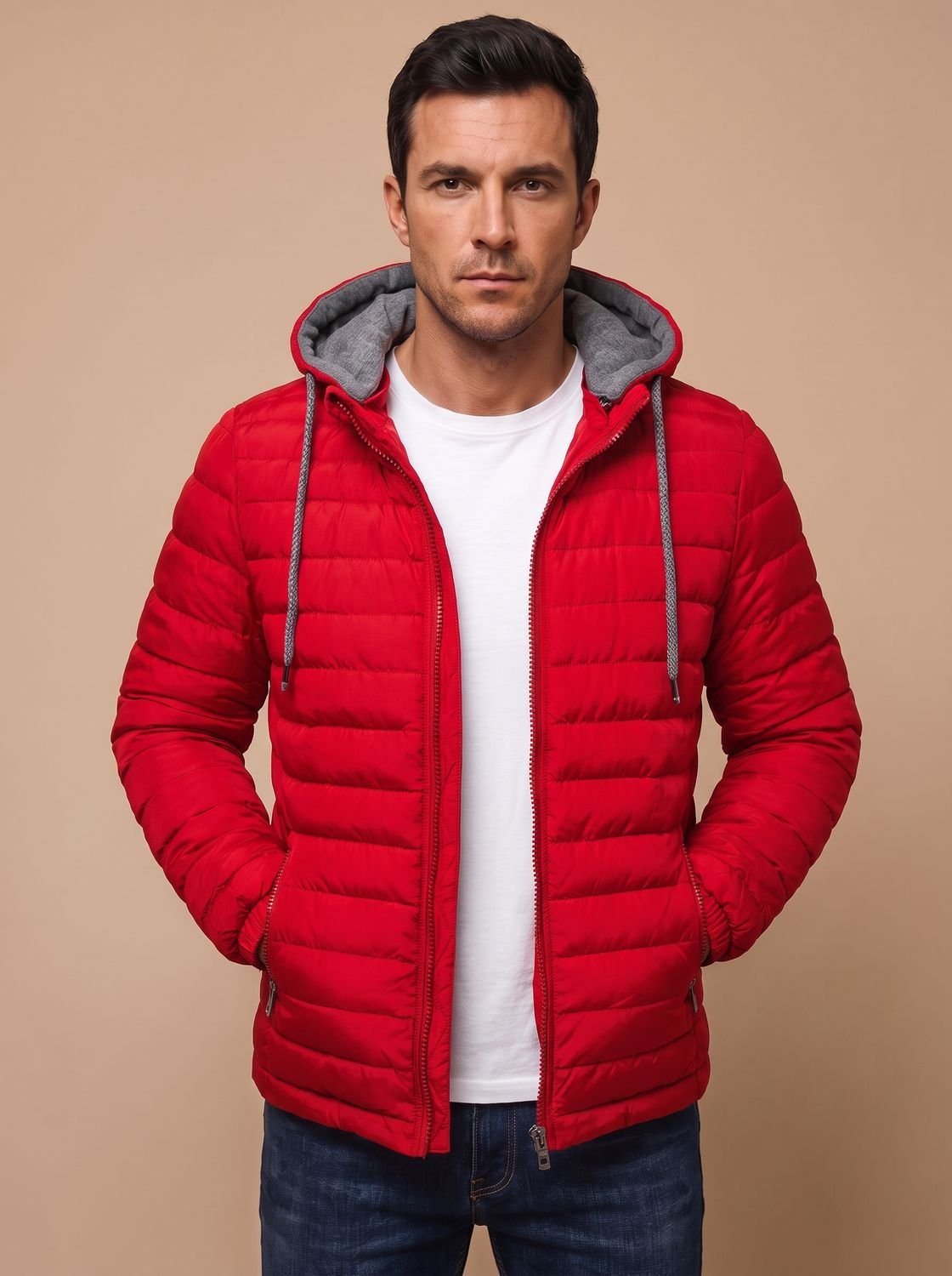 Owen | Men's Lightweight Quilted Hooded Puffer Jacket