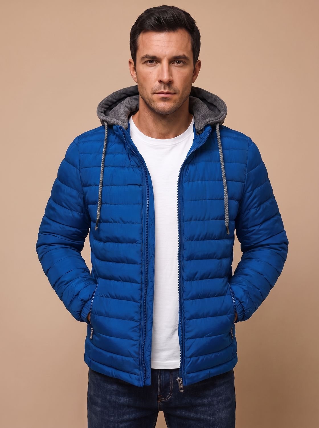 Owen | Men's Lightweight Quilted Hooded Puffer Jacket