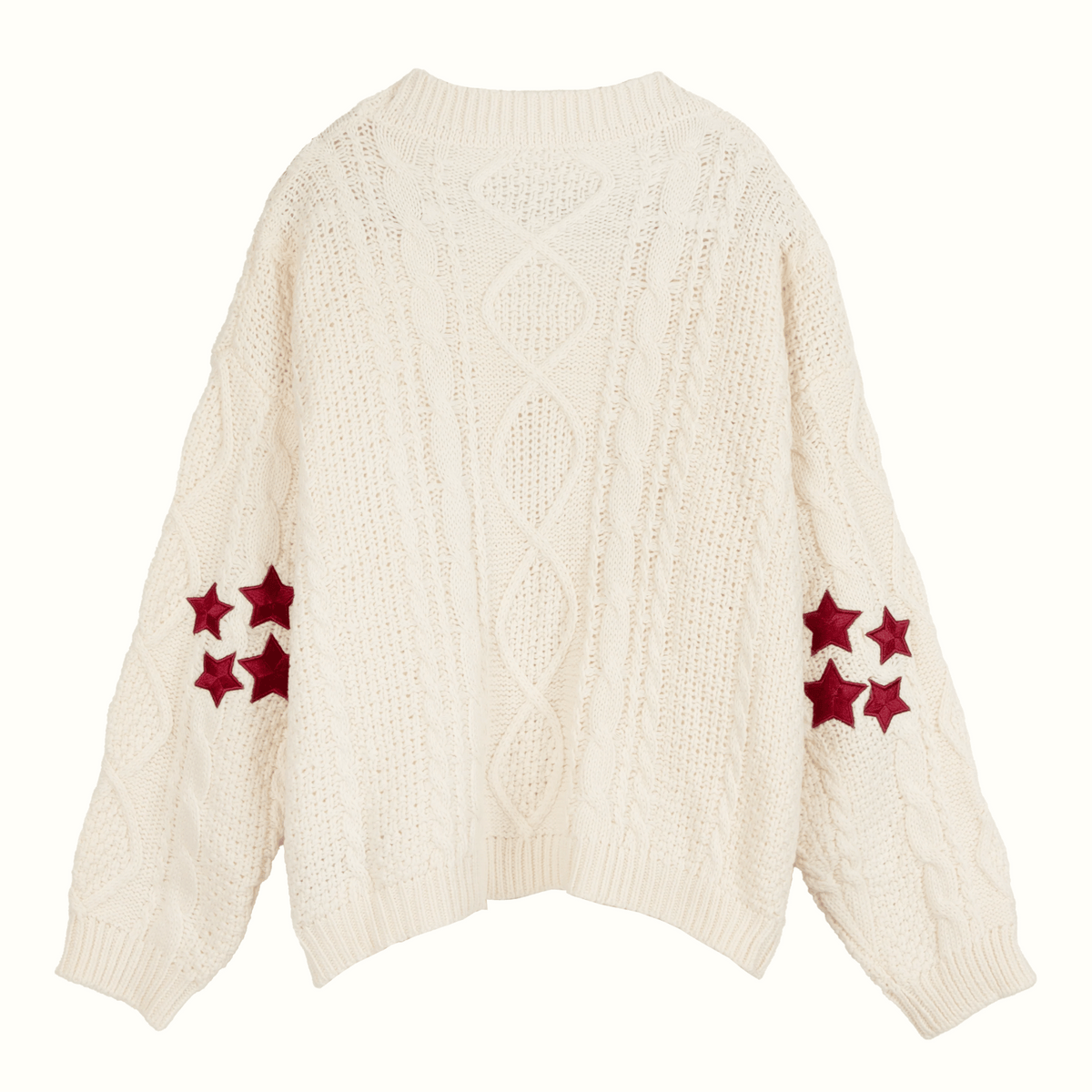 Patsy | Women Cable Star Christmas Cardigan