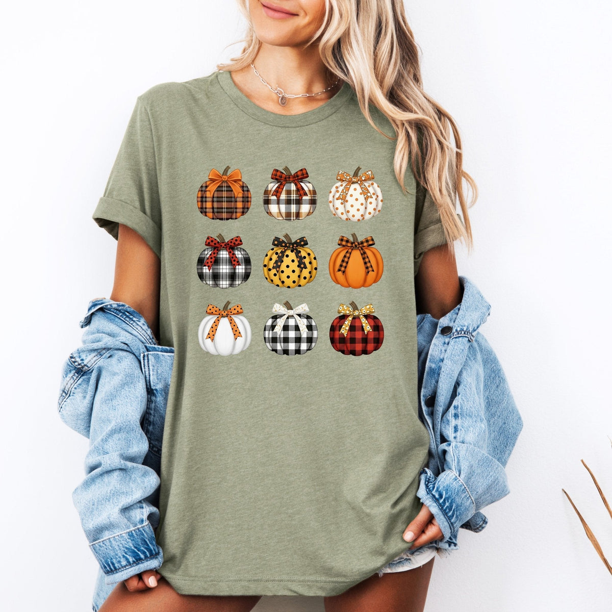 Patterned Pumpkins Graphic Tee