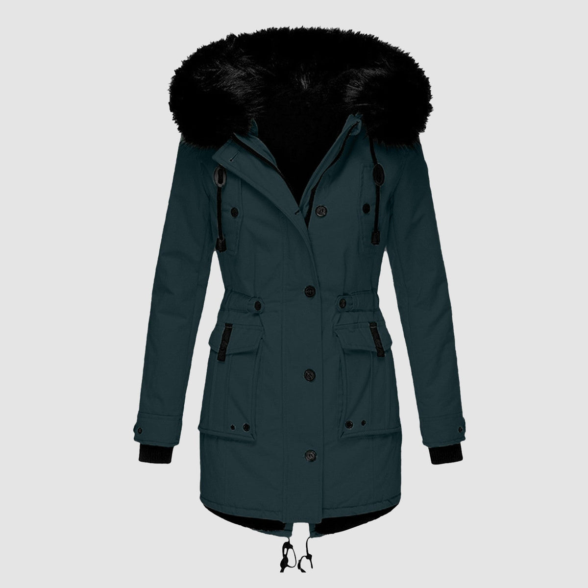 Sabine | Women's Faux Fur Hood Parka Coat
