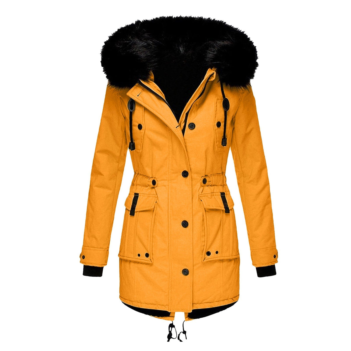 Sabine | Women's Faux Fur Hood Parka Coat