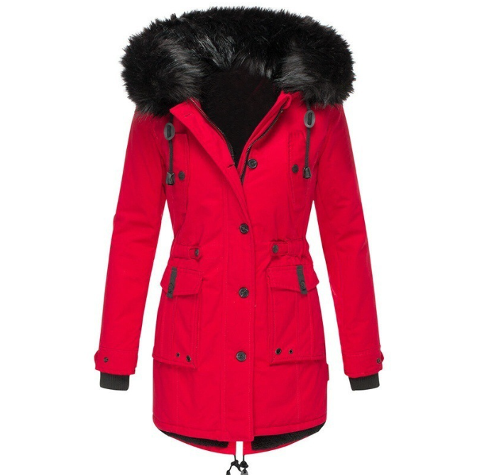 Sabine | Women's Faux Fur Hood Parka Coat