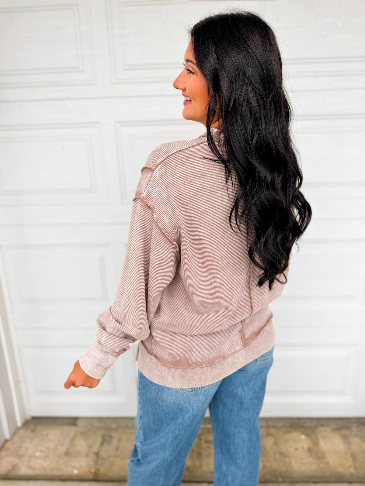 Savannah | Women's Sweater with High Neck and Slits