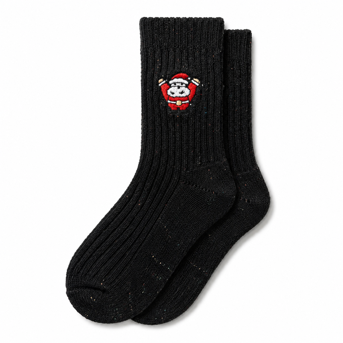 Snowman Cable Knit Socks for Women, Mid-Calf