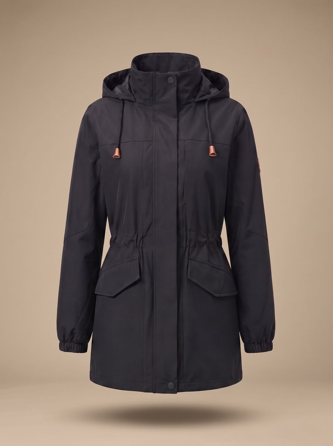Sophia | Women's Water-Resistant Hooded Drawstring Parka Coat