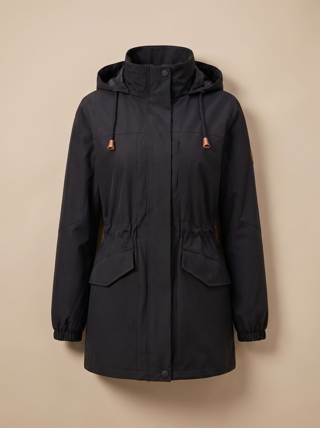 Sophia | Women's Water-Resistant Hooded Drawstring Parka Coat