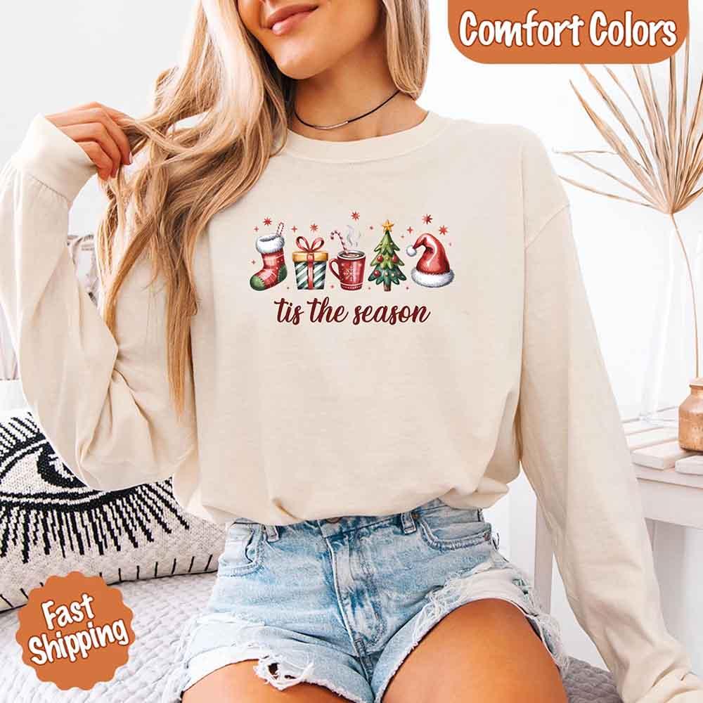 ’Tis the Season Long Sleeve Shirt for Adults