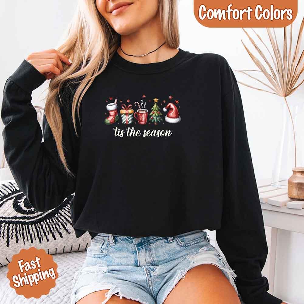 ’Tis the Season Long Sleeve Shirt for Adults