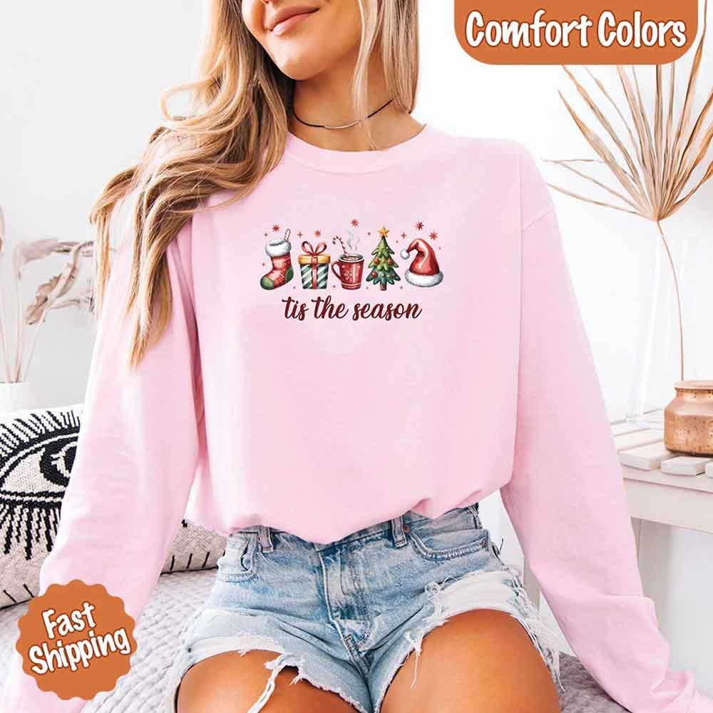 ’Tis the Season Long Sleeve Shirt for Adults