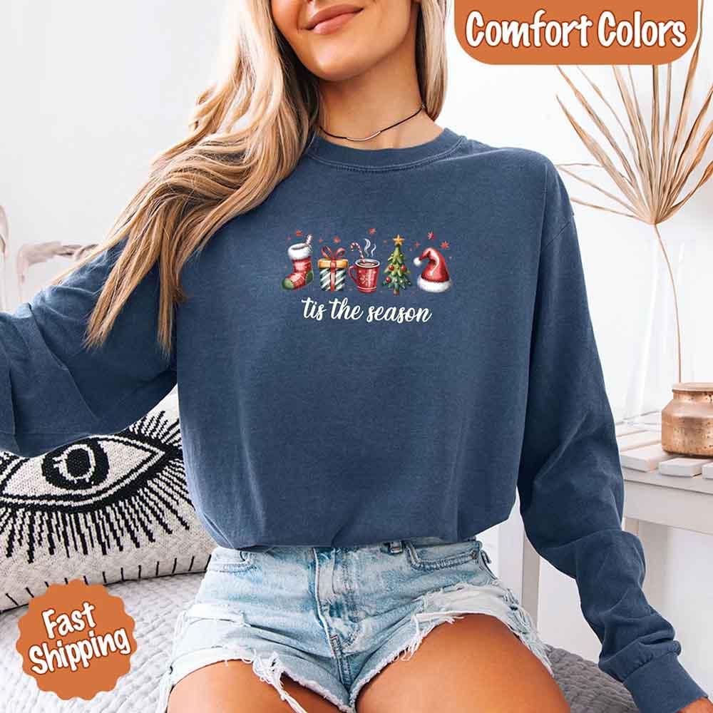 ’Tis the Season Long Sleeve Shirt for Adults