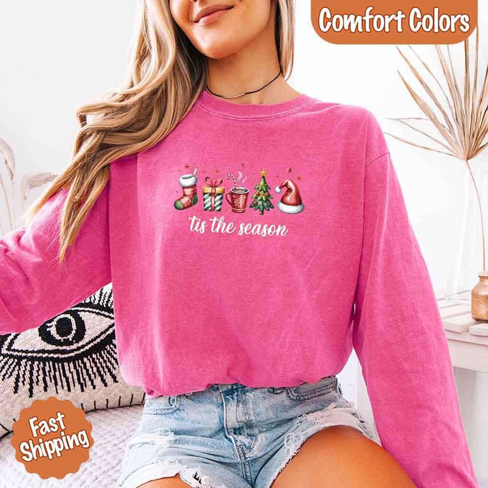 ’Tis the Season Long Sleeve Shirt for Adults