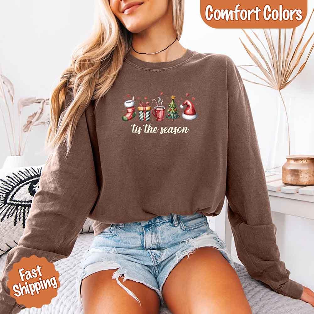 ’Tis the Season Long Sleeve Shirt for Adults