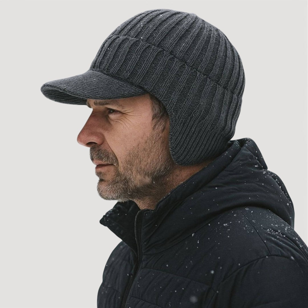 Unisex Knit Cap with Integrated Ear Coverage