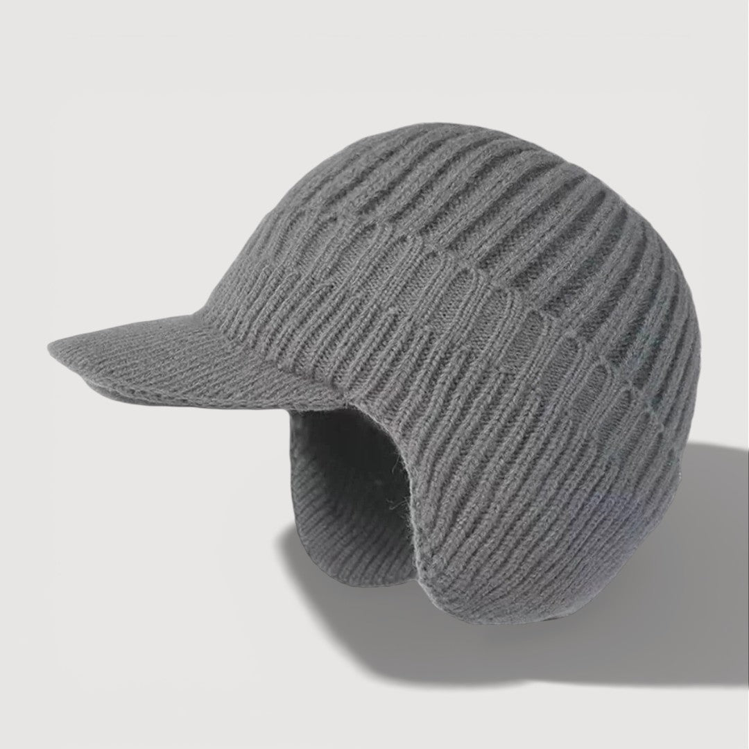 Unisex Knit Cap with Integrated Ear Coverage
